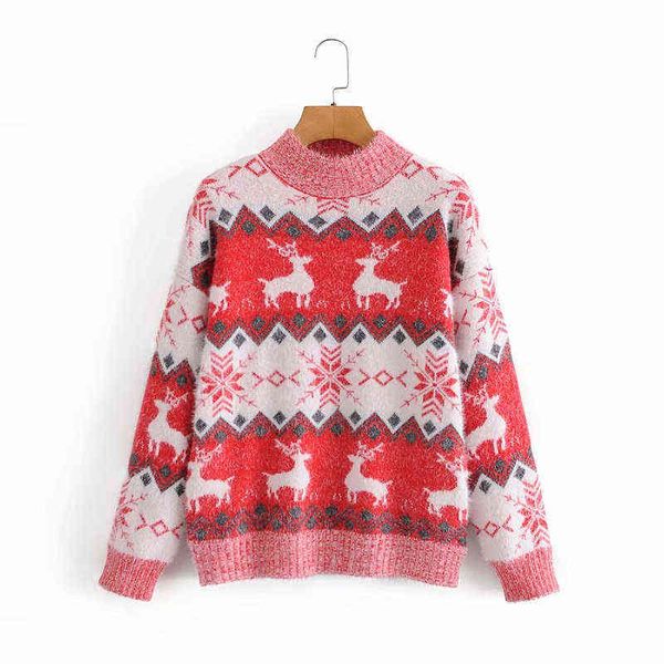 evfer women autumn elk knitted pullover holiday female casual long sleeve o-neck christmas sweaters ladies warm knitwear y1110, White;black
evfer women autumn elk knitted pullover holiday female casual long sleeve o-neck christmas sweaters ladies warm knitwear y1110, White;black