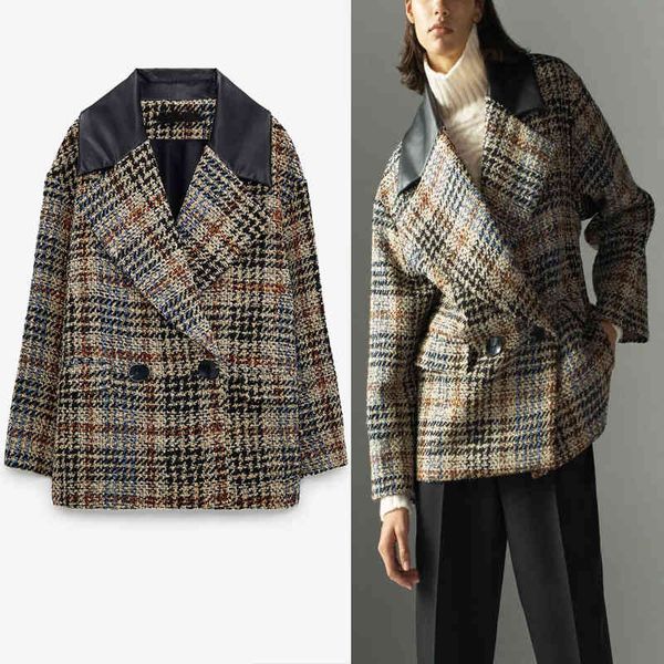 blazers combination plaid blazer women long sleeve vintage loose blazers coat female chic flap pocket office outwear top, White;black
blazers combination plaid blazer women long sleeve vintage loose blazers coat female chic flap pocket office outwear top, White;black