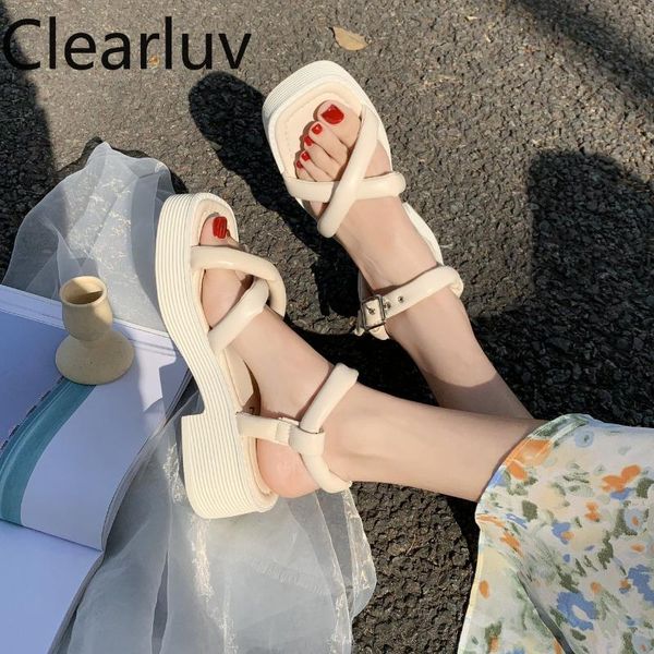 open toe platform belt buckle high heel 5cm sandals women's with square and cross inner height increase, Black
open toe platform belt buckle high heel 5cm sandals women's with square and cross inner height increase, Black