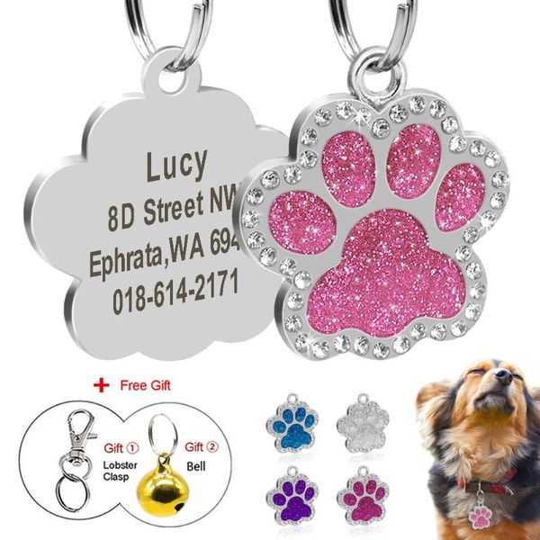 dog tag,id card custom tag engraved pet puppy name phone id tags glitter cat collar accessories pendant personalized gift bell
dog tag,id card custom tag engraved pet puppy name phone id tags glitter cat collar accessories pendant personalized gift bell