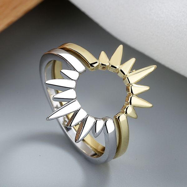 fashion jewelry femme gold silver color cute sunflower band rings two in one multiple wearing methods ring for women
fashion jewelry femme gold silver color cute sunflower band rings two in one multiple wearing methods ring for women