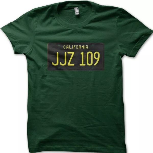steve mcqueen 68 bullitt mustang 390gt license plate jjz109 cotton t-shirt 9042, White;black
steve mcqueen 68 bullitt mustang 390gt license plate jjz109 cotton t-shirt 9042, White;black