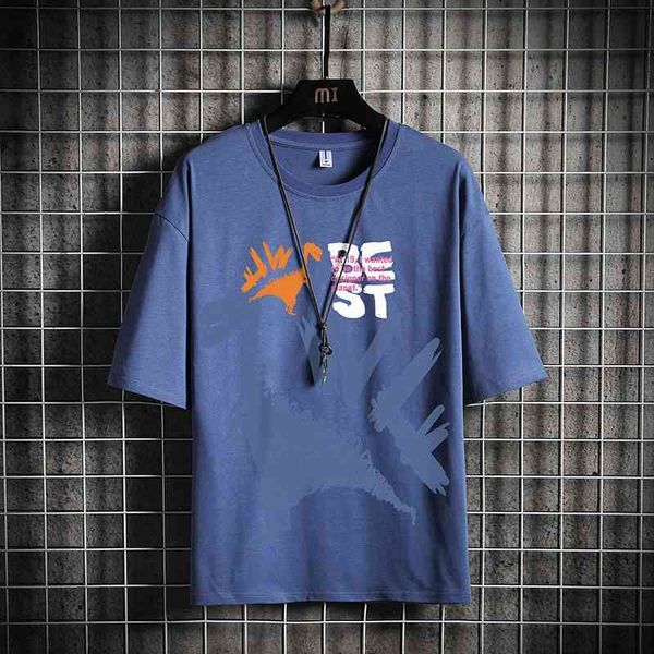 new korean short sleeve t-shirt men's summer leisure printing t-shirt trend loose round neck cotton fashion, White;black
new korean short sleeve t-shirt men's summer leisure printing t-shirt trend loose round neck cotton fashion, White;black