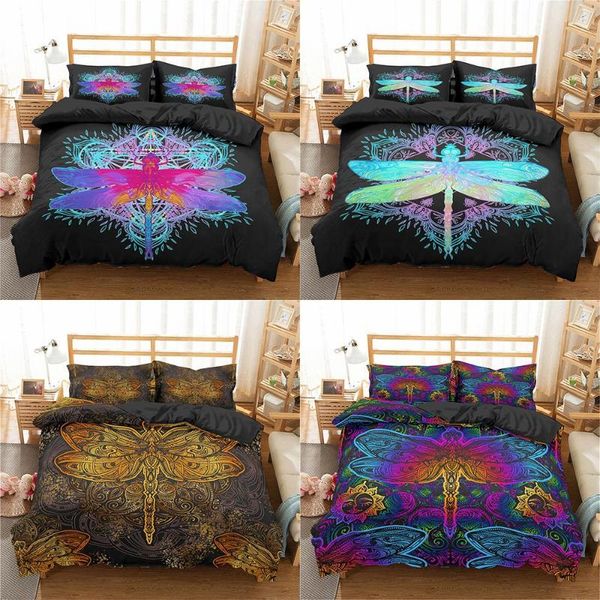 mandala dragonfly bedding set insect printed duvet cover colorful bedclothes king comforter sets
mandala dragonfly bedding set insect printed duvet cover colorful bedclothes king comforter sets