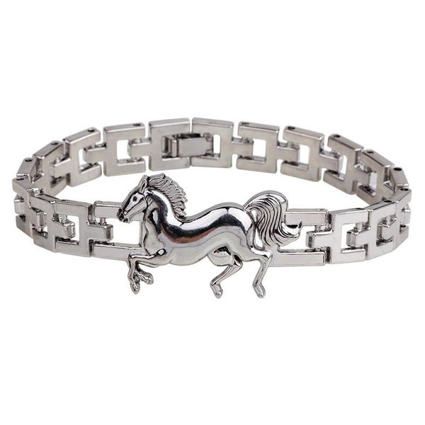 link, chain fashion simple horse bracelet for men's watch buckle detachable trend jewelry gift, Black
link, chain fashion simple horse bracelet for men's watch buckle detachable trend jewelry gift, Black