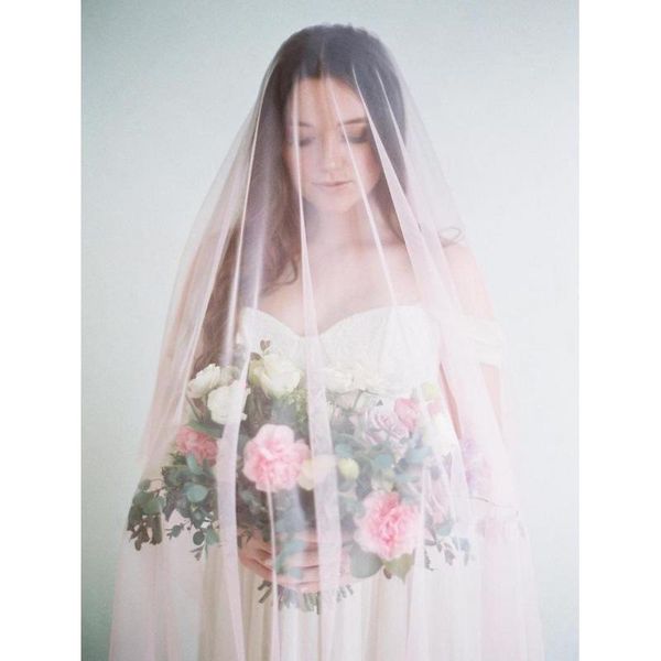 bridal veils pink cathedral wedding veil long accessories veu de noiva, Black
bridal veils pink cathedral wedding veil long accessories veu de noiva, Black