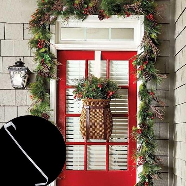 christmas decorations 40cm metal door hooks wreath hanging bedroom hanger clothes rack holder for bags towel home decor
christmas decorations 40cm metal door hooks wreath hanging bedroom hanger clothes rack holder for bags towel home decor