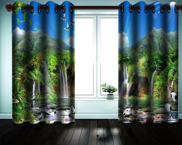wholesale 3d blackout curtain the romantic scenery of rolling mountains and waterfalls beautiful landscape & drapes
wholesale 3d blackout curtain the romantic scenery of rolling mountains and waterfalls beautiful landscape & drapes