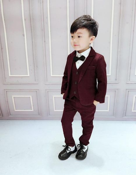 suits formal red lattice boy suit 3pcs gentleman clothes leisure clothing blazers outfits, Black
suits formal red lattice boy suit 3pcs gentleman clothes leisure clothing blazers outfits, Black