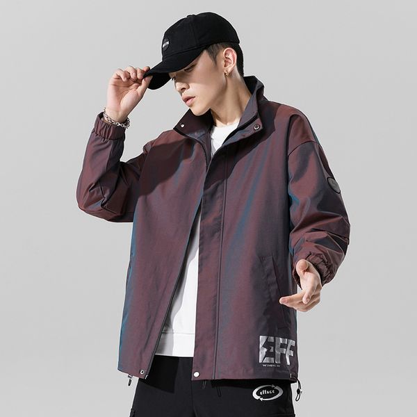 casual et men's spring and autumn korean fashion ruffian handsome gradient loose coat lapel work cloth hip hop top, Black;brown
casual et men's spring and autumn korean fashion ruffian handsome gradient loose coat lapel work cloth hip hop top, Black;brown