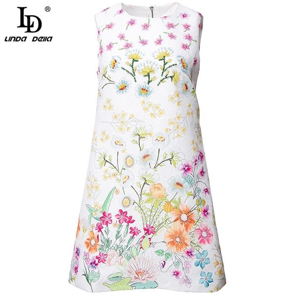 fashion runway summer vintage mini dress sleeveless elegant gorgeous floral jacquard short dresses vestidos 210522, Black;gray
fashion runway summer vintage mini dress sleeveless elegant gorgeous floral jacquard short dresses vestidos 210522, Black;gray