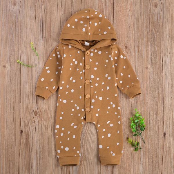 jumpsuits 0-24m infant baby girl boy hooded jumpsuit autum dot print button long sleeve romper kids cotton clothes, Blue
jumpsuits 0-24m infant baby girl boy hooded jumpsuit autum dot print button long sleeve romper kids cotton clothes, Blue