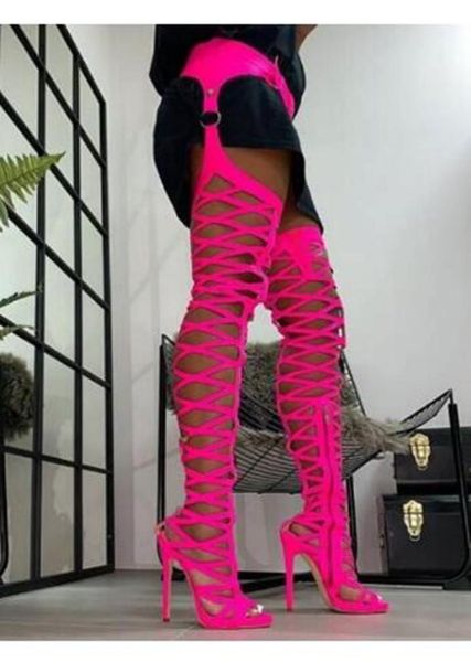 handmade women waist high heel sandals cut-out party club summer shoes pants-style evening long dance, Black
handmade women waist high heel sandals cut-out party club summer shoes pants-style evening long dance, Black