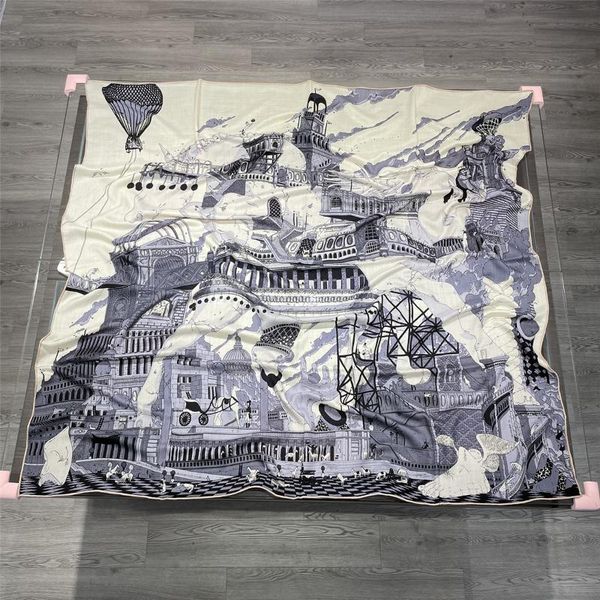 scarves 140cm war castle design women winter scarf 70% cashmere 30% silk keep warm square shawl bandana kerchief, Blue;gray
scarves 140cm war castle design women winter scarf 70% cashmere 30% silk keep warm square shawl bandana kerchief, Blue;gray