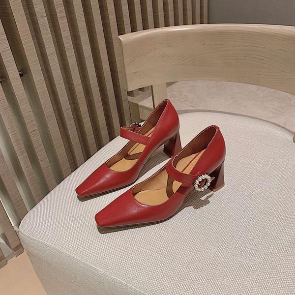 natural leather square toe high heels pearl decoration buckle strap brand shoes beauty lady party women pumps l1f3 dress, Black
natural leather square toe high heels pearl decoration buckle strap brand shoes beauty lady party women pumps l1f3 dress, Black