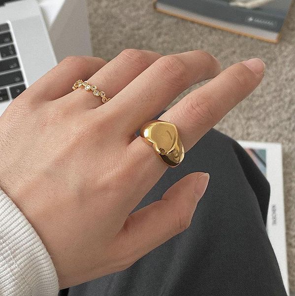 wedding rings delicate smooth heart ring finger jewelry 18k gold ip plating stainless steel chunky, Slivery;golden
wedding rings delicate smooth heart ring finger jewelry 18k gold ip plating stainless steel chunky, Slivery;golden