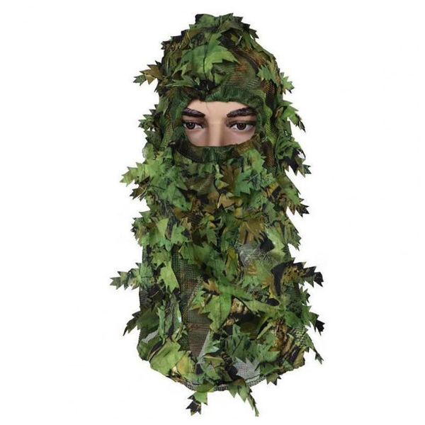 outdoor hats 3d leaf camouflage headgear masks hunting multifunctional tactical face cover forest caps, Black;white
outdoor hats 3d leaf camouflage headgear masks hunting multifunctional tactical face cover forest caps, Black;white