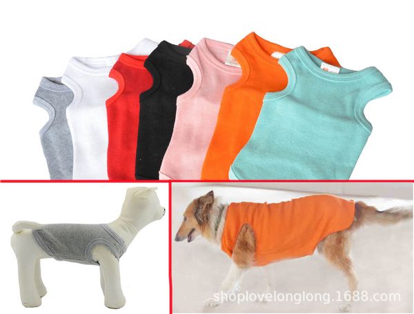 pet clothing dog elastic cotton vt size thread summer drs