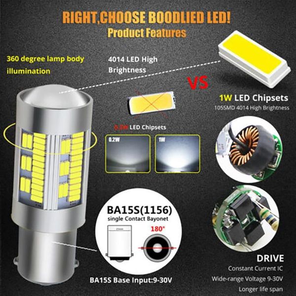 emergency lights canbus led bulbs cars dc12v light py21w suvs tail bulb 105 smd trucks 1156
emergency lights canbus led bulbs cars dc12v light py21w suvs tail bulb 105 smd trucks 1156