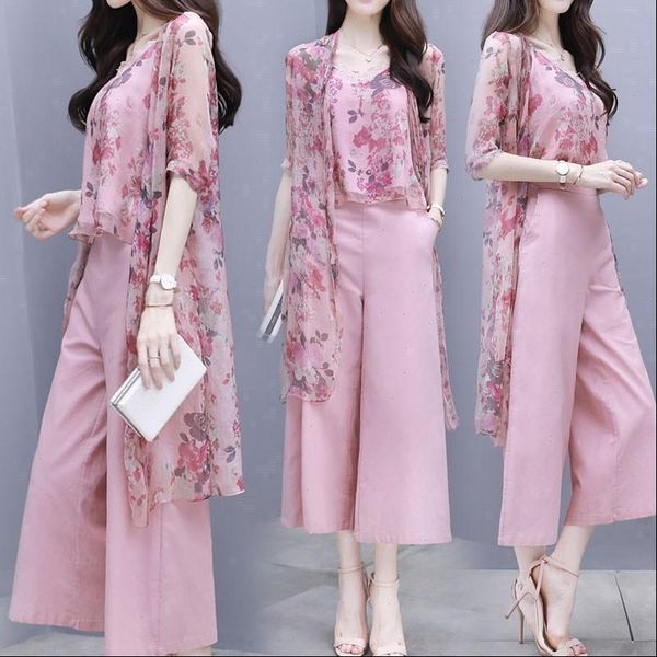summer chiffon floral long womenpant cardigan wide leg trousers casual fashion suit women plus size, White
summer chiffon floral long womenpant cardigan wide leg trousers casual fashion suit women plus size, White