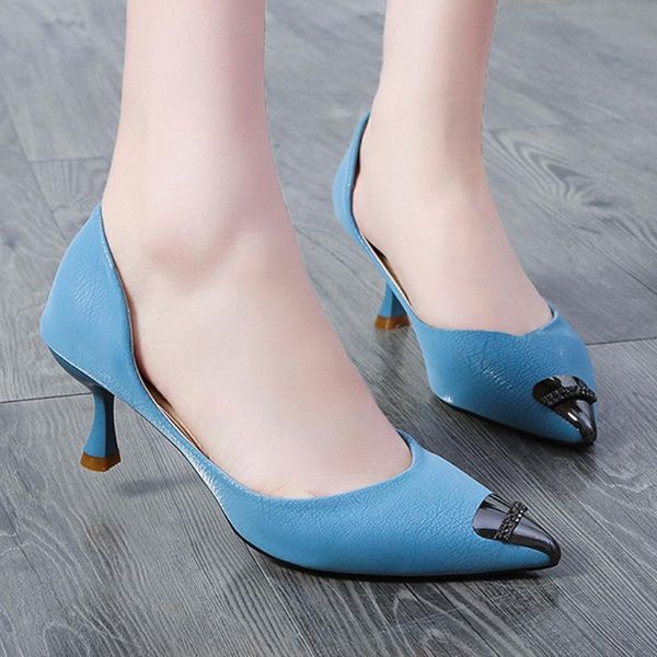 sandals woman shoes patent leather metal pointed stiletto mid heel leisure fashion creativity women summer, Black
sandals woman shoes patent leather metal pointed stiletto mid heel leisure fashion creativity women summer, Black