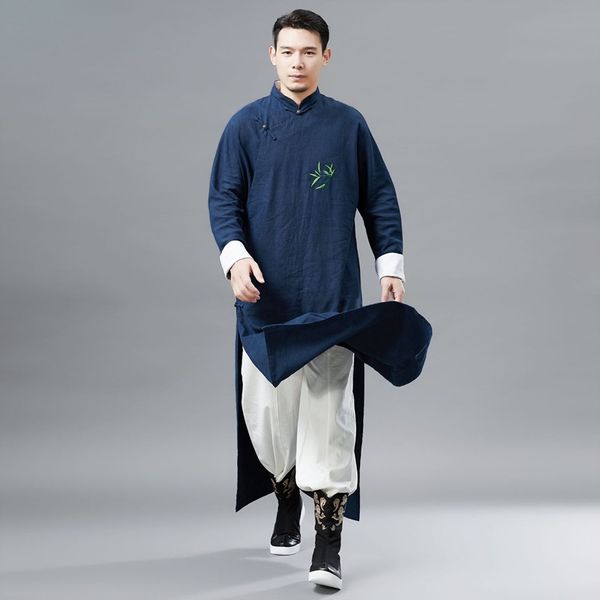mens linen long dress shirt traditional chinese kung fu linen shirt casual vintage male hanfu men chinese clothing 12080, Red
mens linen long dress shirt traditional chinese kung fu linen shirt casual vintage male hanfu men chinese clothing 12080, Red