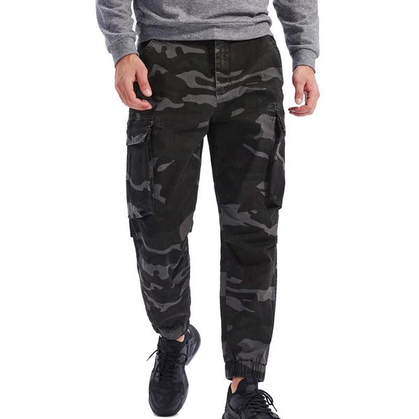 men's pants large size casual loose overalls cargo streetwear, Black
men's pants large size casual loose overalls cargo streetwear, Black