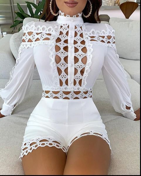 womens romper quality brand playsuits solid embroidery hollow out summer bodycon rompers drop good, Black;white
womens romper quality brand playsuits solid embroidery hollow out summer bodycon rompers drop good, Black;white