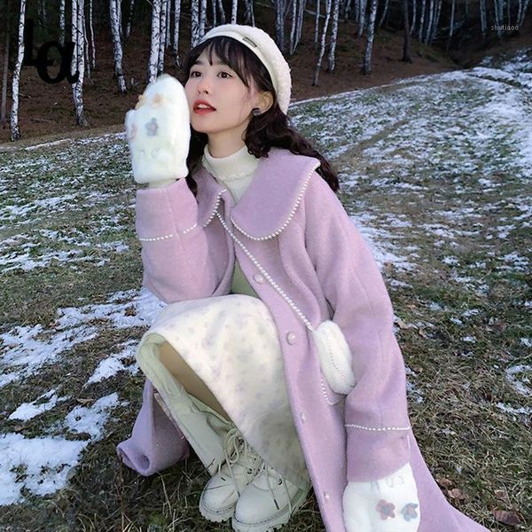 luck a elegant wool coat women sweet winter warm trend female bomber jacket japanese style kawaii coats and jackets women's & blends, Black
luck a elegant wool coat women sweet winter warm trend female bomber jacket japanese style kawaii coats and jackets women's & blends, Black
