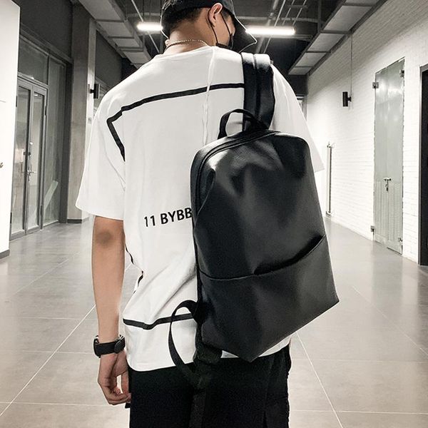 backpack simple fashion pu soft face solid color versatile travel bag campus high school student computer
backpack simple fashion pu soft face solid color versatile travel bag campus high school student computer