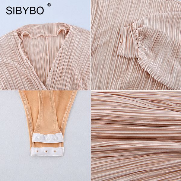 2011Sibybo Deep V-Neck Pleated Sexy Bodysuit Women Fashion Long Sleeve Loose Women Rompers Spring Casual Bodysuit Jumpsuit 2021 Tops, Black
2011Sibybo Deep V-Neck Pleated Sexy Bodysuit Women Fashion Long Sleeve Loose Women Rompers Spring Casual Bodysuit Jumpsuit 2021 Tops, Black