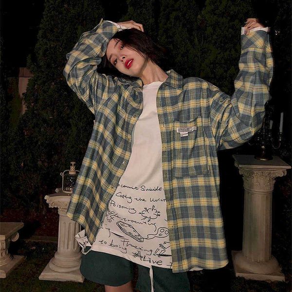 women's knits & tees spring women loose long sleeve shirt casual fashion blouse korean vintage style harajuku goth retro clot, White
women's knits & tees spring women loose long sleeve shirt casual fashion blouse korean vintage style harajuku goth retro clot, White