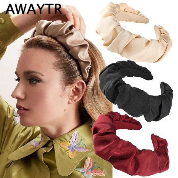 fashion padded pleated hairband for women scrunchies headband stylish female retro hair hoop vintage accessories1
fashion padded pleated hairband for women scrunchies headband stylish female retro hair hoop vintage accessories1