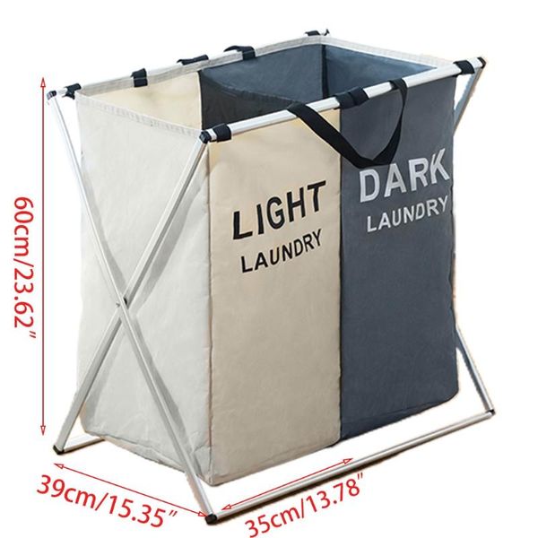 bathroom foldable double compartment large laundry storage basket drop & organization
bathroom foldable double compartment large laundry storage basket drop & organization