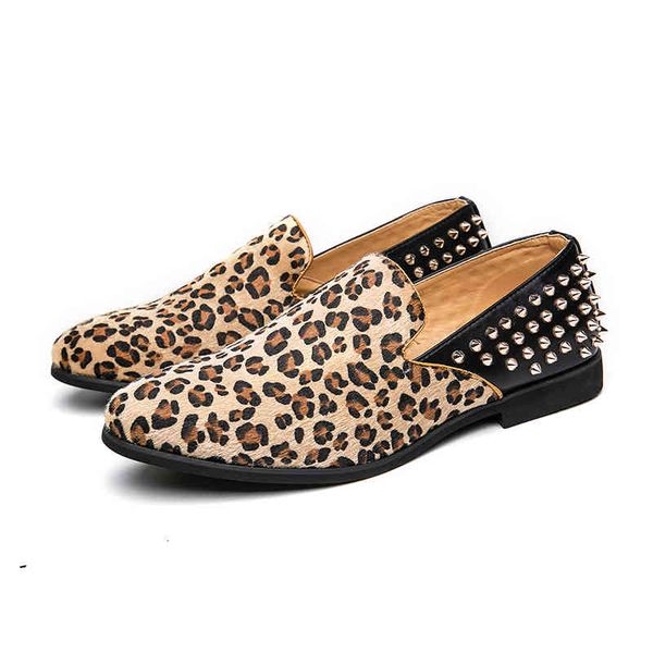 dress shoes rivet leopard print fashion casual men loafers suede leather party slip on comfortable jxhb, Black
dress shoes rivet leopard print fashion casual men loafers suede leather party slip on comfortable jxhb, Black