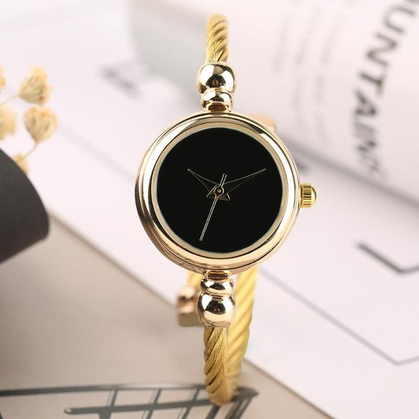 wristwatches slim round band lady wristwatch analog display watch braceletes resistant cuff bangle watches for women luxury, Slivery;brown
wristwatches slim round band lady wristwatch analog display watch braceletes resistant cuff bangle watches for women luxury, Slivery;brown