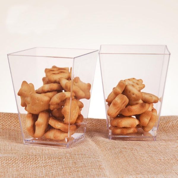 disposable dinnerware 50/100/150/40pcs transparent dessert cups tumblers pudding containers square round appetizer jelly yogurt mousse cup
disposable dinnerware 50/100/150/40pcs transparent dessert cups tumblers pudding containers square round appetizer jelly yogurt mousse cup