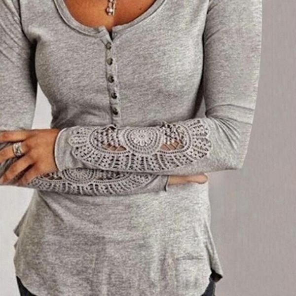 80% off fashion women t shirt long sleeve cotton tee lace loose casual female t-shirt woman clothing women's, White
80% off fashion women t shirt long sleeve cotton tee lace loose casual female t-shirt woman clothing women's, White