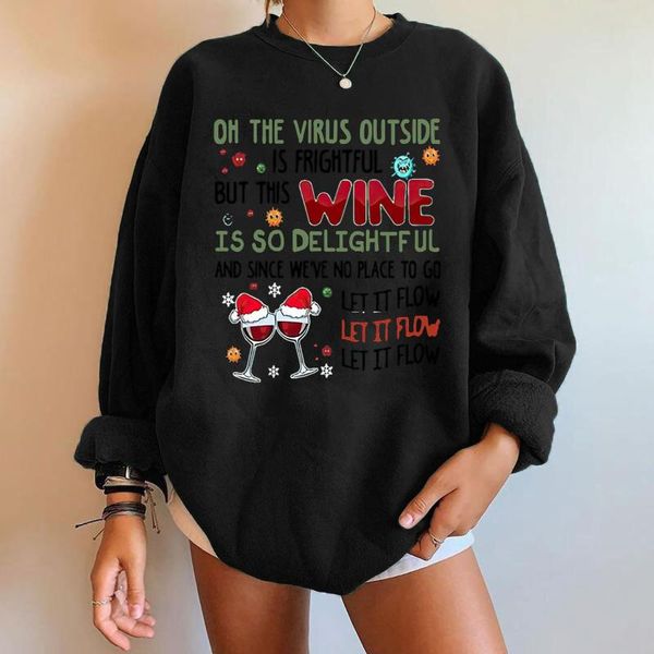 women's hoodies & sweatshirts women christmas oversize long sleeve wine cup plus size autumn and winter, Black
women's hoodies & sweatshirts women christmas oversize long sleeve wine cup plus size autumn and winter, Black