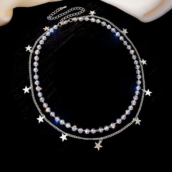 chokers 2021 summer light luxury high-end simple fashion sweet double zircon necklace girlfriend birthday anniversary jewelry gift, Golden;silver
chokers 2021 summer light luxury high-end simple fashion sweet double zircon necklace girlfriend birthday anniversary jewelry gift, Golden;silver