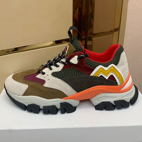 mens nubuck leather casual sports shoes men and womens designer sneakers spring low-cut design upper m letter modification 37-46 size basket, Black
mens nubuck leather casual sports shoes men and womens designer sneakers spring low-cut design upper m letter modification 37-46 size basket, Black