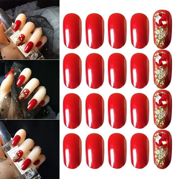 24pcs fake nail red 3d pattern fully cover artificial false nails for women girls mpwell1, Red;gold
24pcs fake nail red 3d pattern fully cover artificial false nails for women girls mpwell1, Red;gold