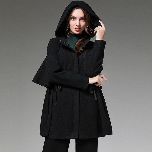 women's trench coats 2-colors autumn women short hooded coat waist with pull-rope outerwear average size 90kg red and black zipper, Tan;black
women's trench coats 2-colors autumn women short hooded coat waist with pull-rope outerwear average size 90kg red and black zipper, Tan;black