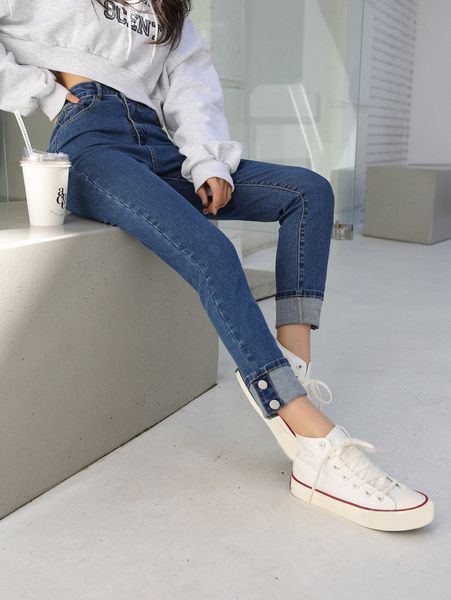 dazy high waist solid skinny jeans v580#, Blue
dazy high waist solid skinny jeans v580#, Blue