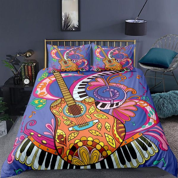 fashion guitar bedding set music piano cartoon 3d print comforter luxury duvet cover home textile king single size sets
fashion guitar bedding set music piano cartoon 3d print comforter luxury duvet cover home textile king single size sets