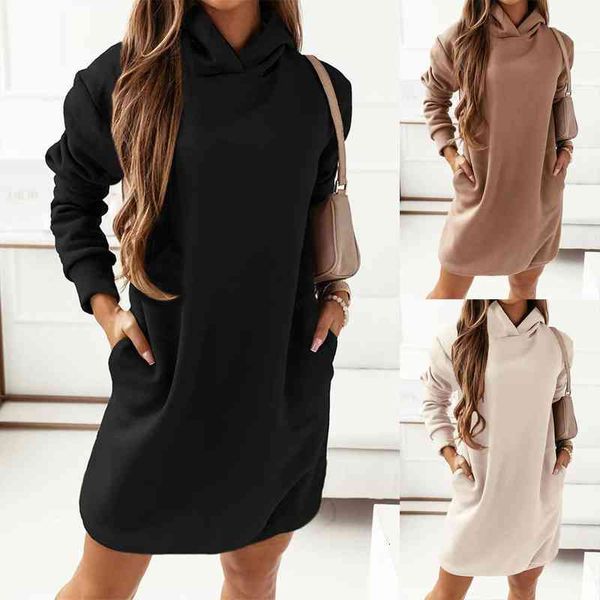 long hoodie plain hooded women dress elegant sweatshirt sleeved pocket pullover waist solid casual wear, Black;gray
long hoodie plain hooded women dress elegant sweatshirt sleeved pocket pullover waist solid casual wear, Black;gray