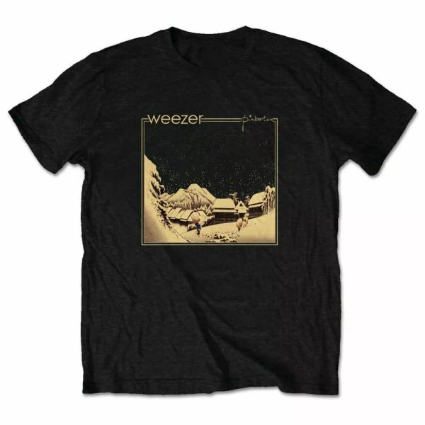 weezer pinkerton rivers cuomo licensed men t-shirt, White;black