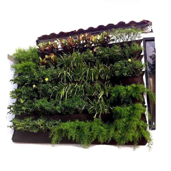 planters & pots green vertical living home 16 pockets garden hanging wall planter field grow container bags
planters & pots green vertical living home 16 pockets garden hanging wall planter field grow container bags
