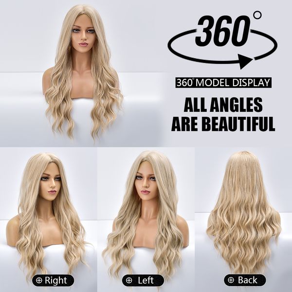 costume accessories blonde body wave synthetic wigs for women long wave white lolita cosplay party natural heat resistant hair pelucas de mu, Silver
costume accessories blonde body wave synthetic wigs for women long wave white lolita cosplay party natural heat resistant hair pelucas de mu, Silver