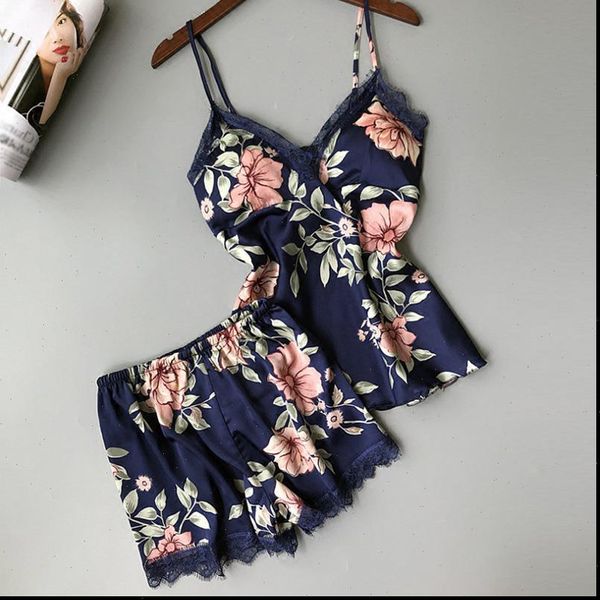 print pajamas sling women sleepwear and shorts lace patchwork pyjamas set summer ladies home clothes, Black;red
print pajamas sling women sleepwear and shorts lace patchwork pyjamas set summer ladies home clothes, Black;red